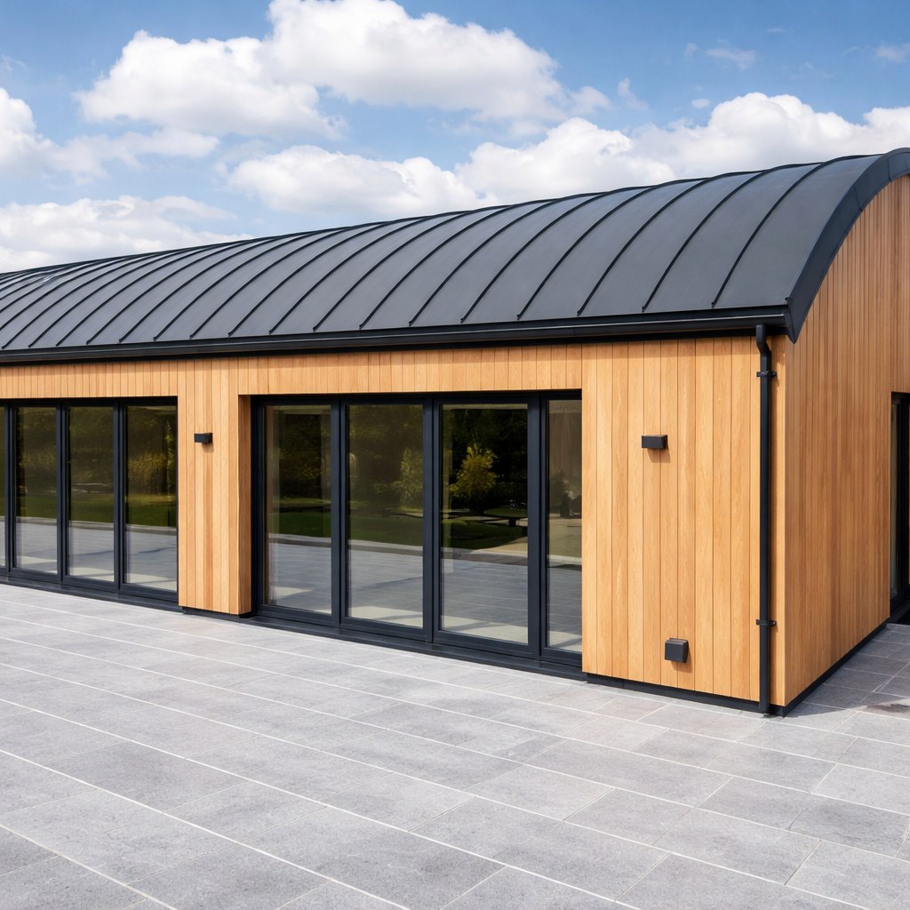 Арочная фальцевая кровля 2